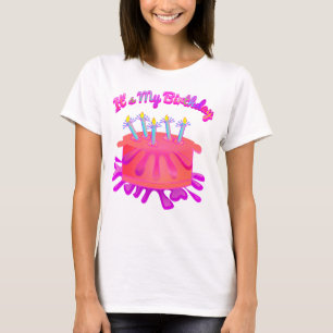 It's My B-Day Birthday Cake Graphic Tee