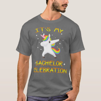Its My Bachelor Celebration Fun Unicorn Funny Part T-Shirt