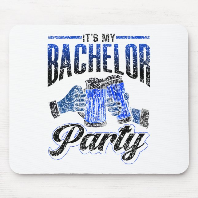 It's My Bachelor Party Bride Groom Team 2  Mouse Pad (Front)