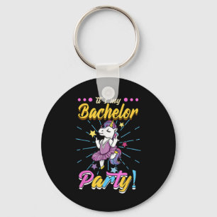 Its My Bachelor Party Groom Keychain