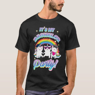 Its My Bachelor Party Unicorn Marriage Party T-Shirt
