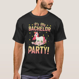 It's My Bachelor Party Wedding Groomsmen  Bridal M T-Shirt