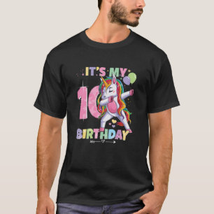 It's My Birthday 10Th Birthday Girl 10 Years Unico T-Shirt