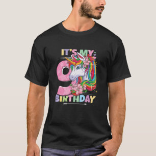 It's My Birthday 9Th Birthday Girl 9 Years 2013 Un T-Shirt