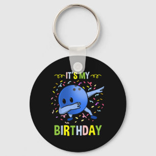 Its My Birthday Bowling Byll Keychain