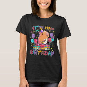 Its My Birthday Capybara Lovers Birthday Party Boy T-Shirt