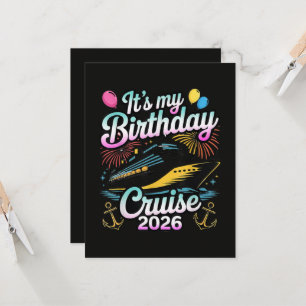 It's My Birthday Cruise 2026 Birthday Cruise Invitation