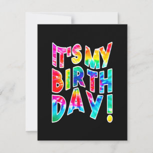 It's My Birthday Gift Thank You Card