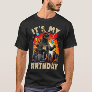 Its My Birthday Kaiju Birthday Party Japan Monster T-Shirt