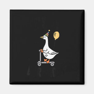 Its My Birthday Matching Funny Goose Family Women Magnet