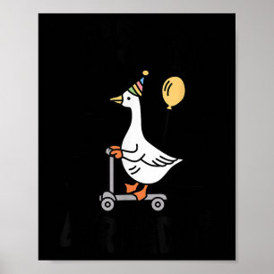 Its My Birthday Matching Funny Goose Family Women Poster