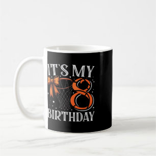 It's My Eight 8 Birthday Sketll Girl Bday Party Da Coffee Mug