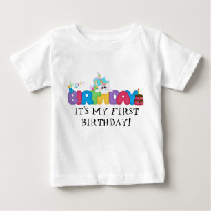 It's My First Birthday baby t-shirt