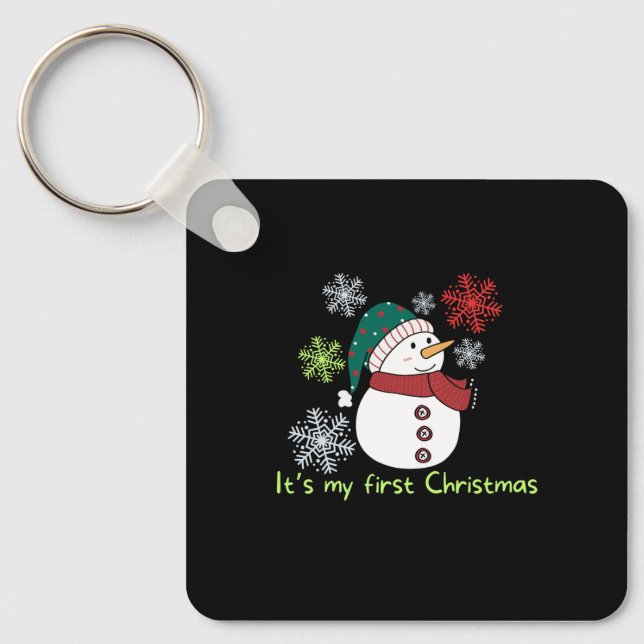 It's my first Christmas Keychain (Front)