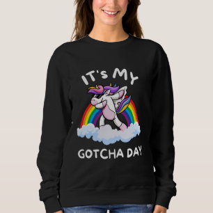 It's My Gotcha Day Welcome Children Adoption Dabbi Sweatshirt