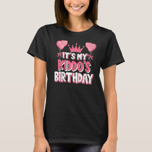 It's My Kiddo's Birthday Celebration T-Shirt
