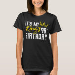 It's My King's 90th Birthday Party Bday Celebratio T-Shirt<br><div class="desc">It's My King's 90th Birthday Party Bday Celebration</div>