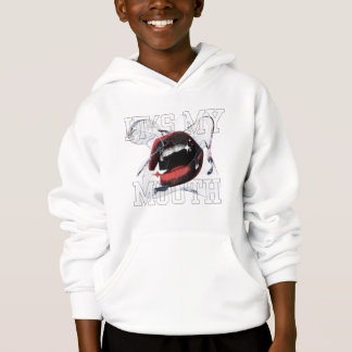 It's My Mouth Edgy Glitch Halftone Lips T-Shirt