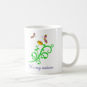 'It's my nature' mug