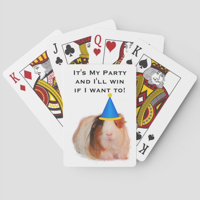 It's My Party and I'll Win If I Want To - Cards (Back)
