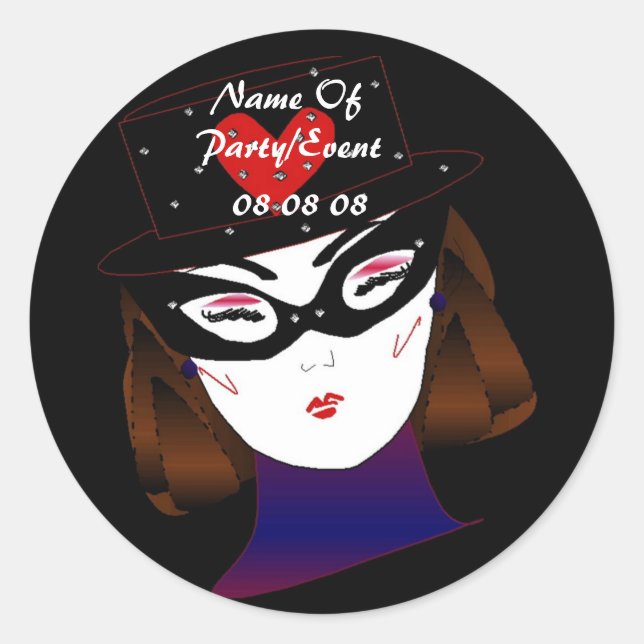 "It's My Party I" Sticker - Customizable (Front)
