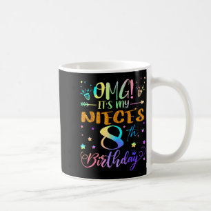 Its My Sisters 8th Birthday Happy Birthday 8 Years Coffee Mug