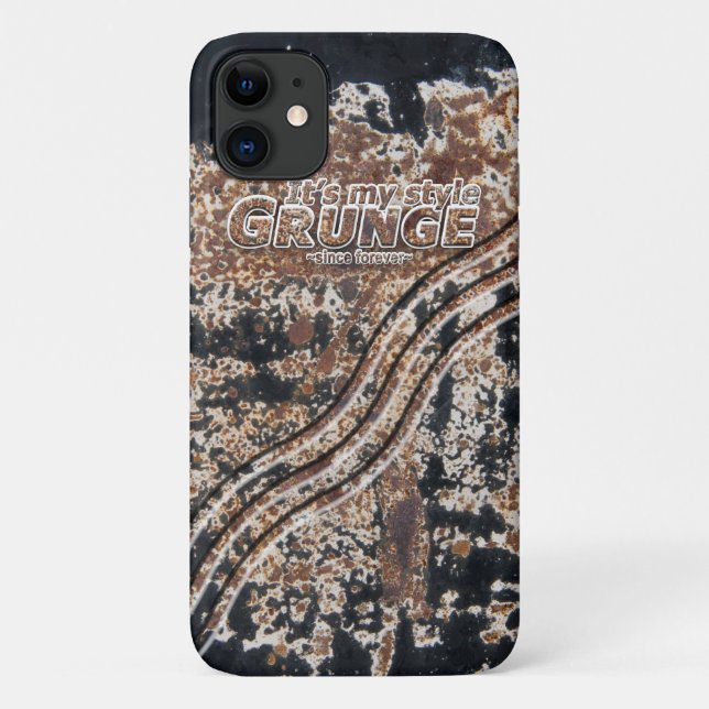 It's My Style GRUNGE Rusty Letters Case-Mate iPhone Case (Back)