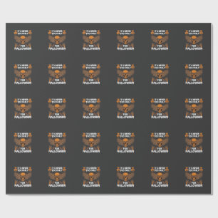 Its Never Too Early Halloween Skull Vine Wings_1 Wrapping Paper