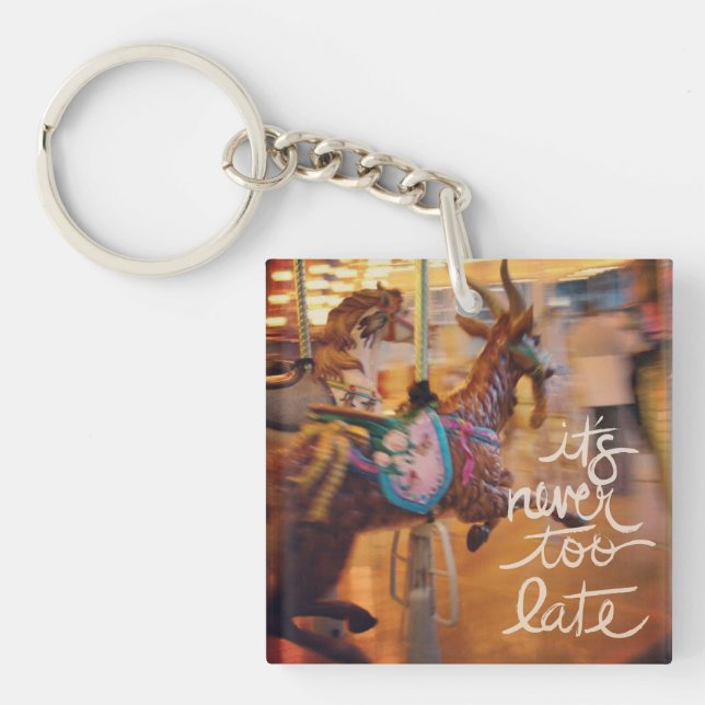 It's Never Too Late, Merry Animals Keychain (Front)