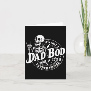 It's Not A Dad Bod It's A Father Figure Retro Fath Card