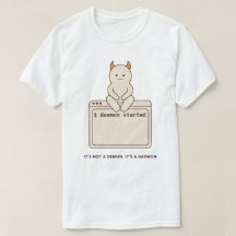 It's Not a Demon It's a Daemon Funny Linux White