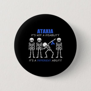 It's Not A Disability Dabbing Skeleton 2 Inch Round Button