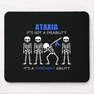 It's Not A Disability Dabbing Skeleton  Mouse Pad