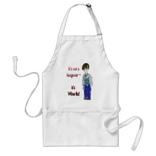 It's not a Hangover, it's Wine flu! humourous Gift Standard Apron