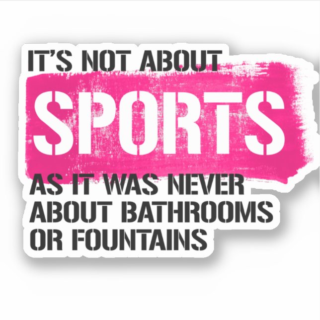 It's not about sports (Front)