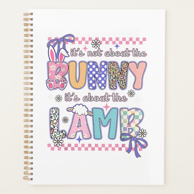 It's Not About The Bunny Christian Jesus Lamb Bibl (Devant)