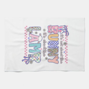 It's Not About The Bunny Christian Jesus Lamb Bibl Kitchen Towel