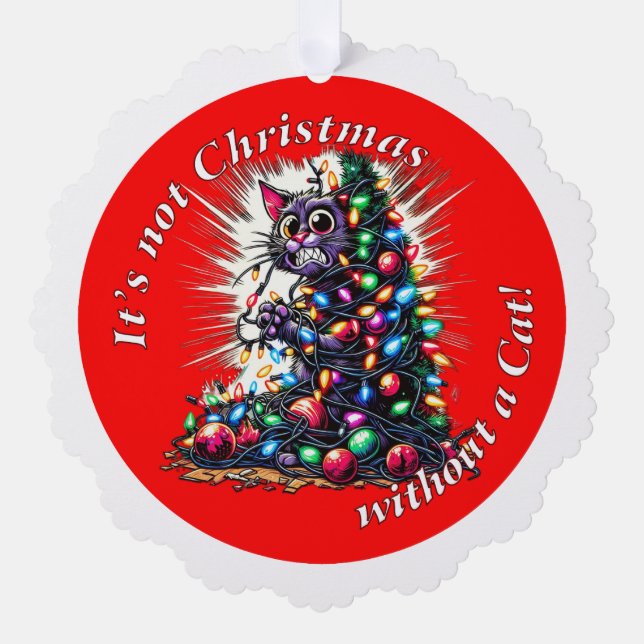 Its not Christmas | Double Sided Ornament Card (Front)