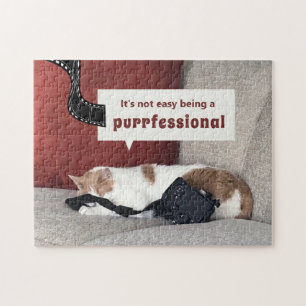 It's not easy being a purrfessional jigsaw puzzle