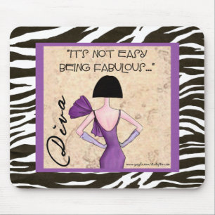 It's Not Easy Being Fabulous..."  mousepad