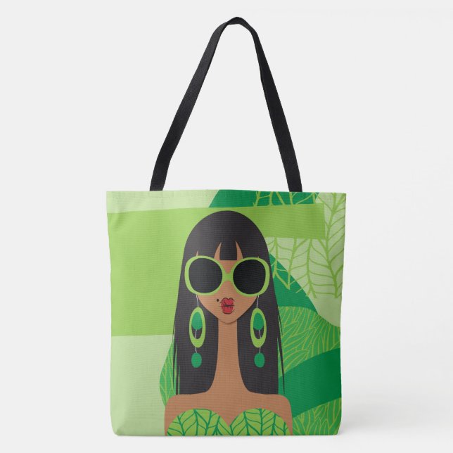 It's Not Easy Being Green Shoulder Tote (Front)