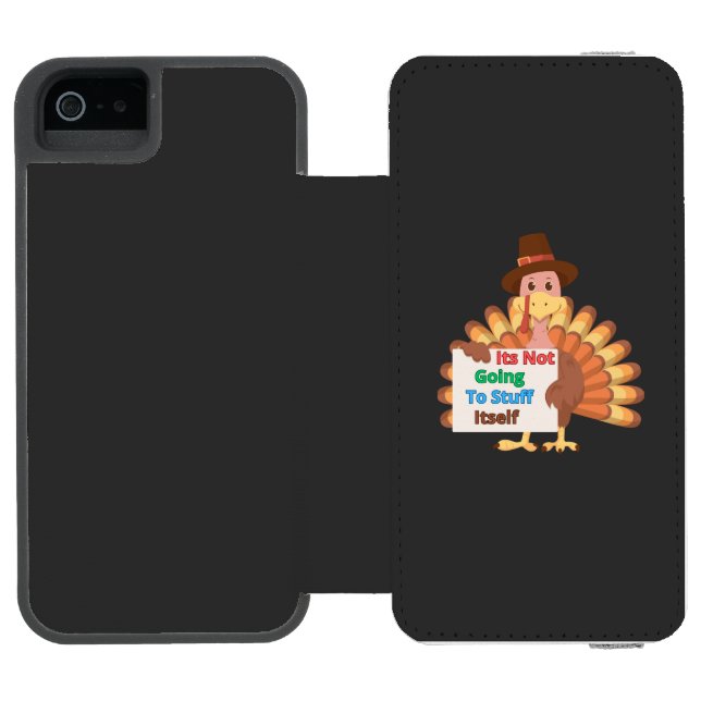 Its Not Going To Stuff Itself Incipio iPhone Wallet Case (Folio Open)