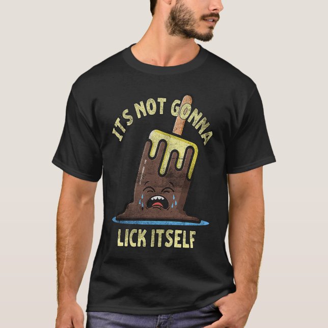 It's Not Gonna Lick Itself Hello Summer Popsicle C T-Shirt (Front)