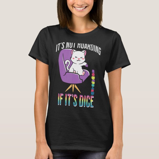 It's Not Hoarding RPG funny cat design T-Shirt (Front)