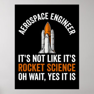 It's not rocket science oh wait Veterans Day Poster