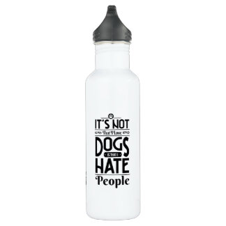 It's not that I love dogs 710 Ml Water Bottle