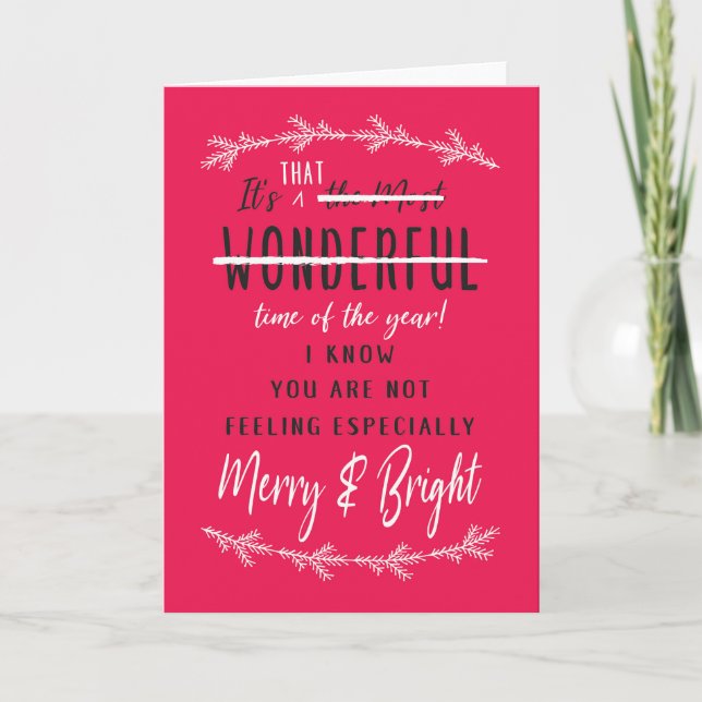 It's Not That Wonderful Empathy Card (Front)