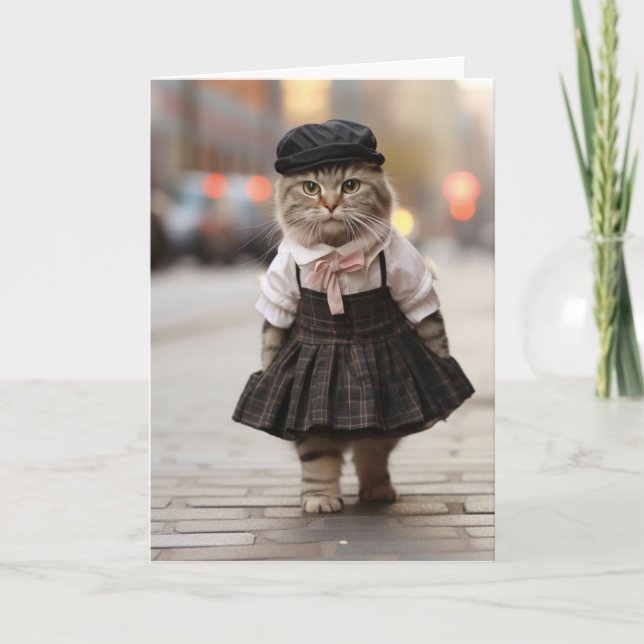 It's Not the Same Without You Cat Greeting Card (Front)