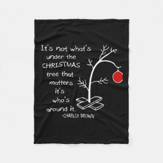 It's Not What's Under The Tree That S  Fleece Blanket