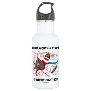 It's Not Worth A Synapse To Worry Right Now 532 Ml Water Bottle